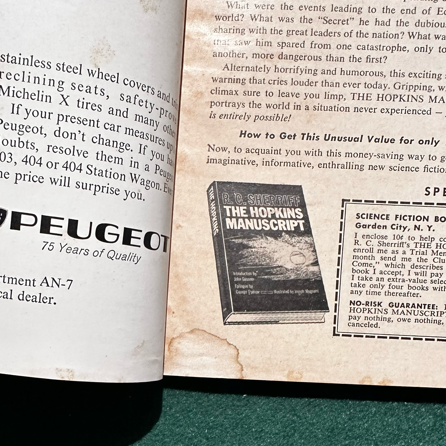 Vintage Sci-fi Magazine: Analog: Science Fact - Science Fiction - March 1965 Prophet of Dune, Part 3. FRANK HERBERT
