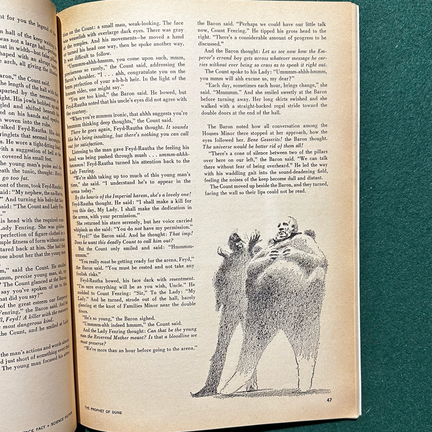 Vintage Sci-fi Magazine: Analog: Science Fact - Science Fiction - March 1965 Prophet of Dune, Part 3. FRANK HERBERT