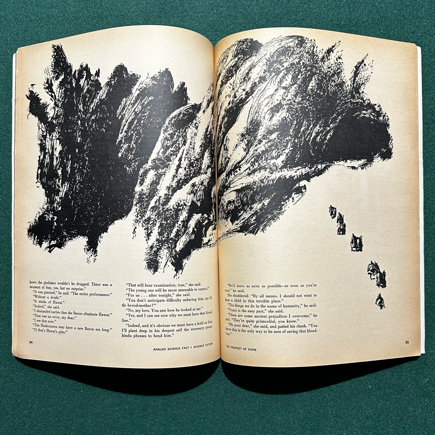 Vintage Sci-fi Magazine: Analog: Science Fact - Science Fiction - March 1965 Prophet of Dune, Part 3. FRANK HERBERT