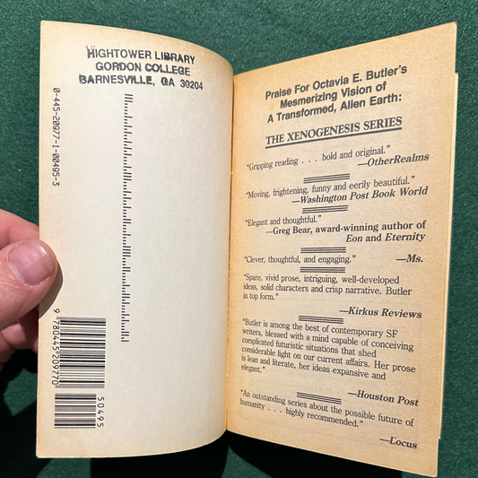 Vintage Sci-fi Paperback: Octavia E Butler - Imago SIGNED FIRST PRINTING