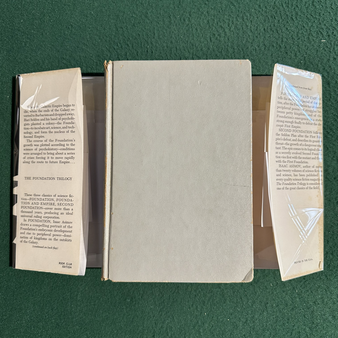 Vintage Sci-Fi Hardback: Isaac Asimov - The Foundation Trilogy BCE SIGNED