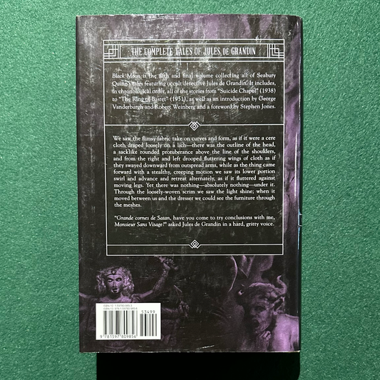 Sci-fi Hardback: Seabury Quinn - The Complete Tales of Jules de Grandin, Book 5: Black Moon FIRST EDITION