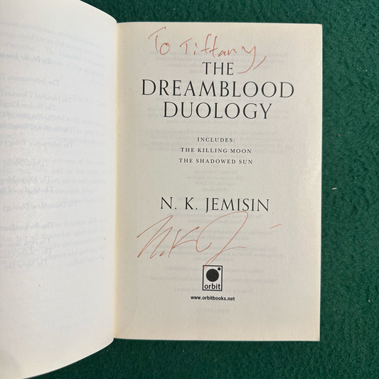 Sci-Fi Paperback: N K Jemisin - The Dreamblood Duology SIGNED