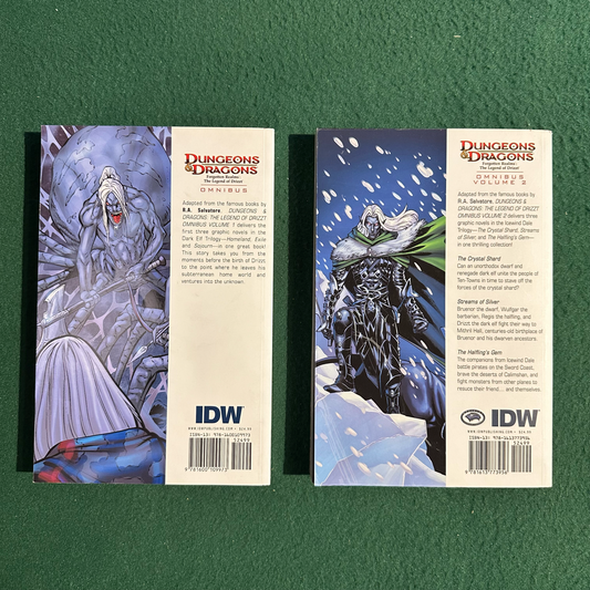 Graphic Novel Paperbacks: Dungeons & Dragons, Forgotten Realms: The Legend of Drizzt Omnibus 1 & 2