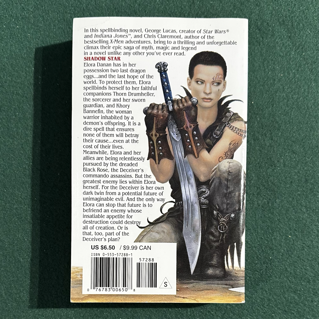 Vintage Fantasy Paperback: Chris Claremont and George Lucas - Shadow star FIRST PRINT
