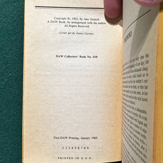 Vintage Fantasy Paperback: Jane Gaskell - The Atlan Saga Book 1: The Serpent FIRST PRINT