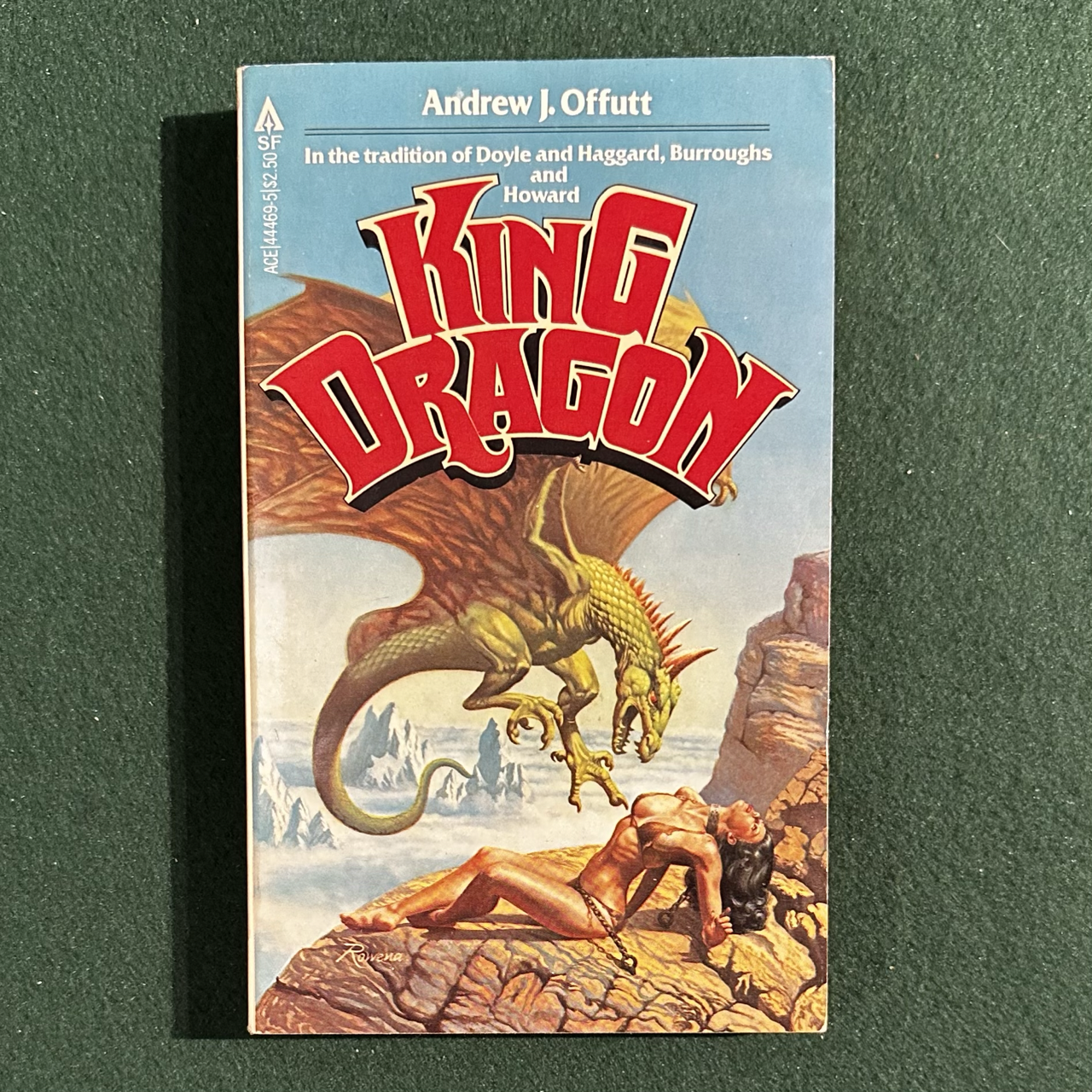 Vintage Fantasy Paperback: Andrew J Offutt - King Dragon FIRST PRINT