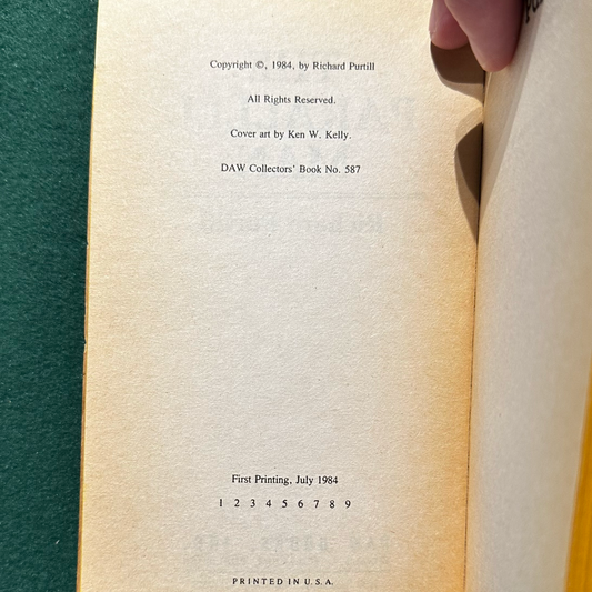 Vintage Fantasy Paperback: Richard Purtill - The Parallel Man FIRST PRINT