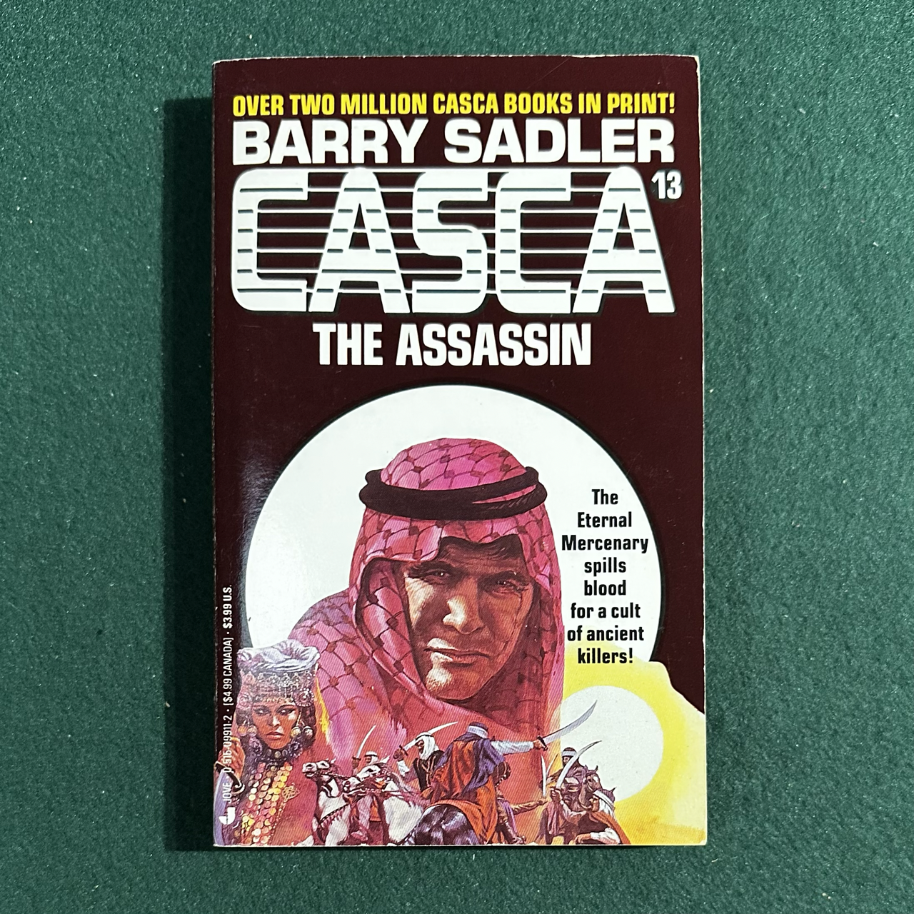 Vintage Fantasy Paperback: Barry Sadler - Casca: The Assassin SECOND PRINT