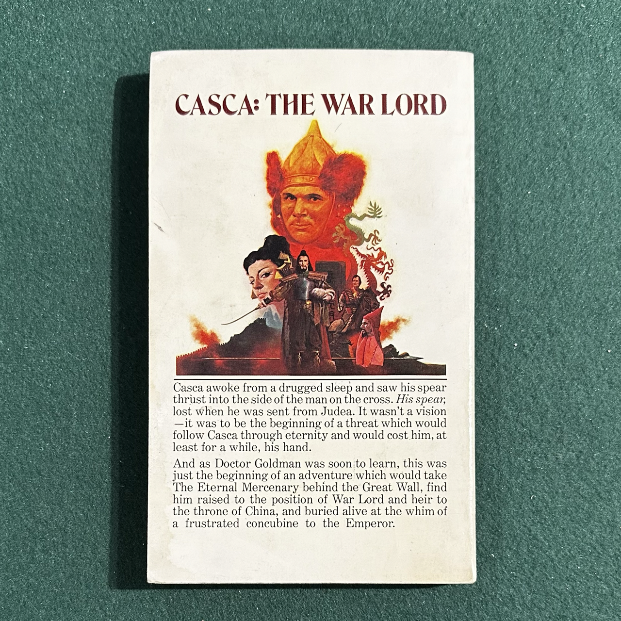 Vintage Fantasy Paperback: Barry Sadler - Casca: The Warlord FIRST PRINT