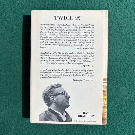 Vintage Sci-Fi Hardback: Ray Bradbury - Twice 22 BCE