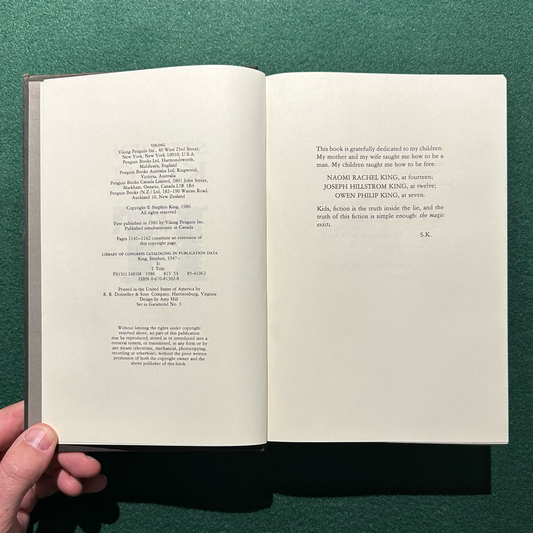 Vintage Horror Hardback: Stephen King - IT FIRST EDITION