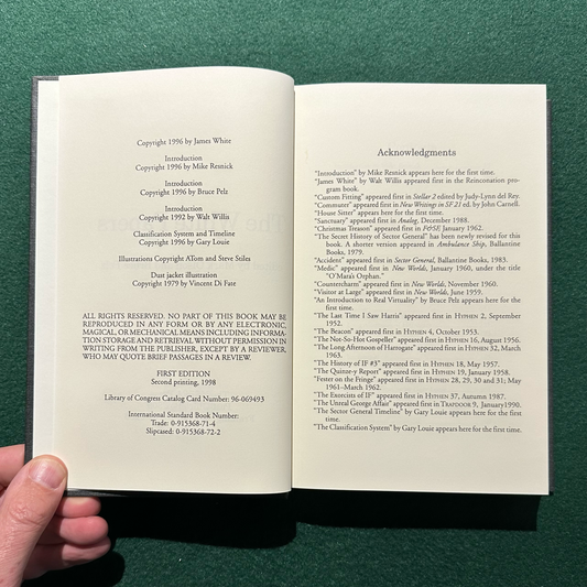 Vintage Sci-fi Hardback: James White - The White Papers FIRST EDITION/SECOND PRINTING