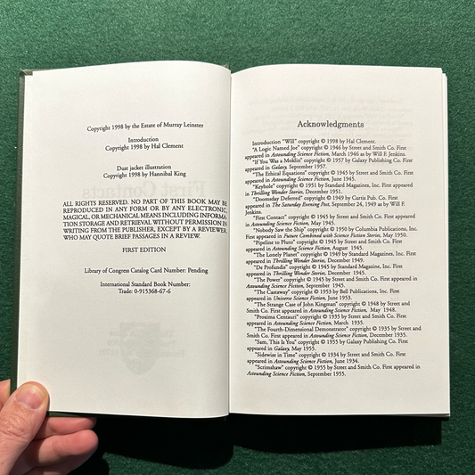 Vintage Sci-fi Hardback: First Contact: The Essential Murray Leinster FIRST EDITION