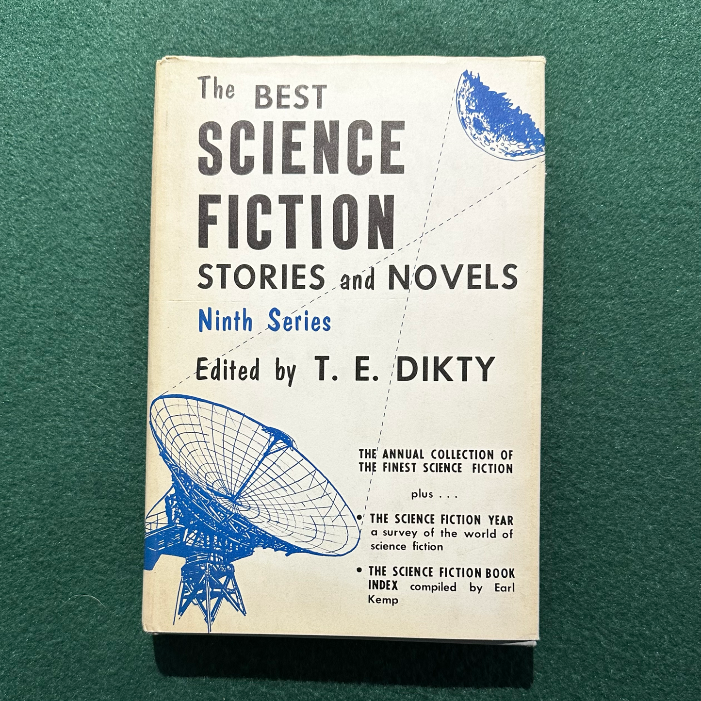 Vintage Sci-fi Hardback: The Best Science Fiction Stories and Novels, Ninth Series, Edited by T E Dikty BCE