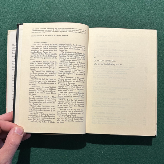 Vintage Sci-fi Hardback: A Century of Science Fiction, Edited by Damon Knight BCE