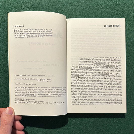 Vintage Sci-fi Paperback: Alva Rogers - A Requiem for Astounding