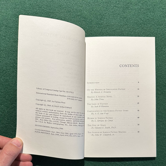 Vintage Sci-fi Paperback: Of Worlds Beyond, Edited by Lloyd Arthur Eshbach