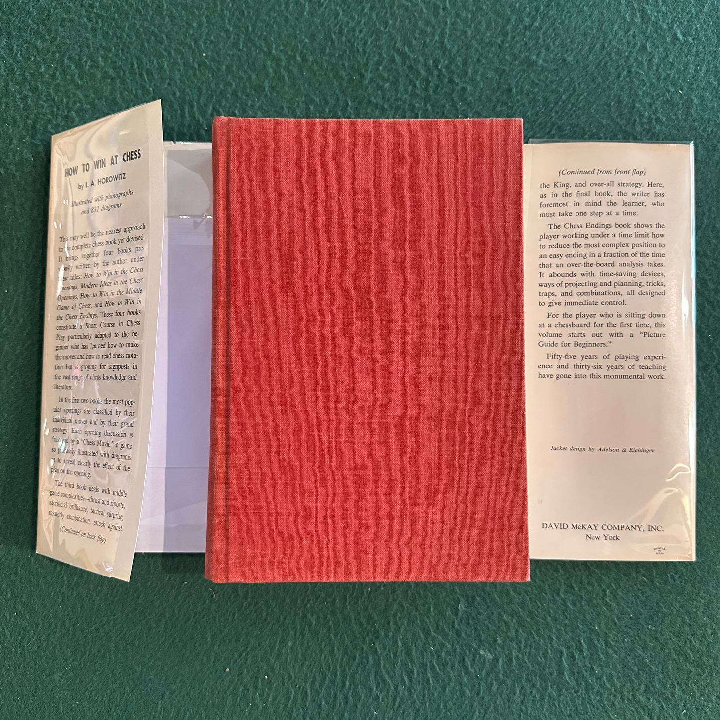 Vintage Non-Fiction Hardcover: I A Horowitz - How To Win At Chess