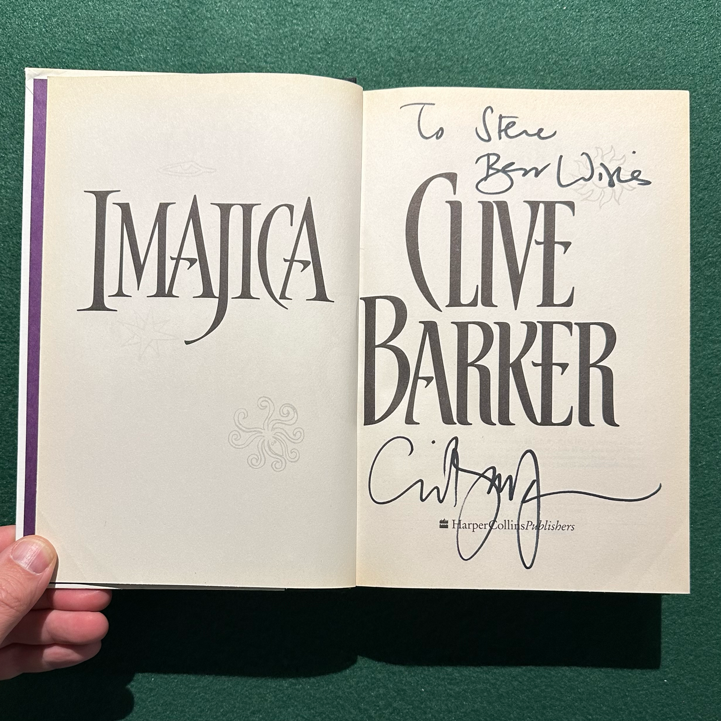 Vintage Horror Hardback: Clive Barker - Imajica FIRST EDITION/PRINTING
