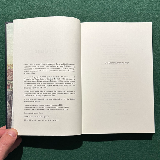 Vintage Fantasy Hardback: Neil Gaiman - Stardust Lit Joy Edition