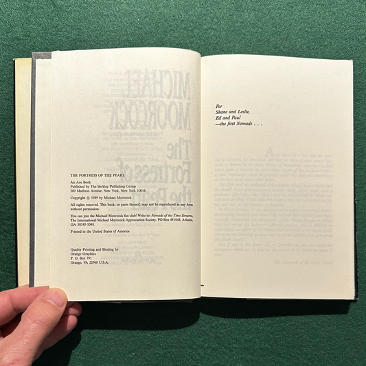 Vintage Fantasy Hardback: Michael Moorcock - The Fortress of the Pearl BCE