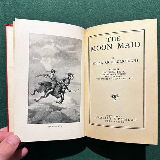 Vintage Fantasy Hardback: Edgar Rice Burroughs - The Moon Maid 1926
