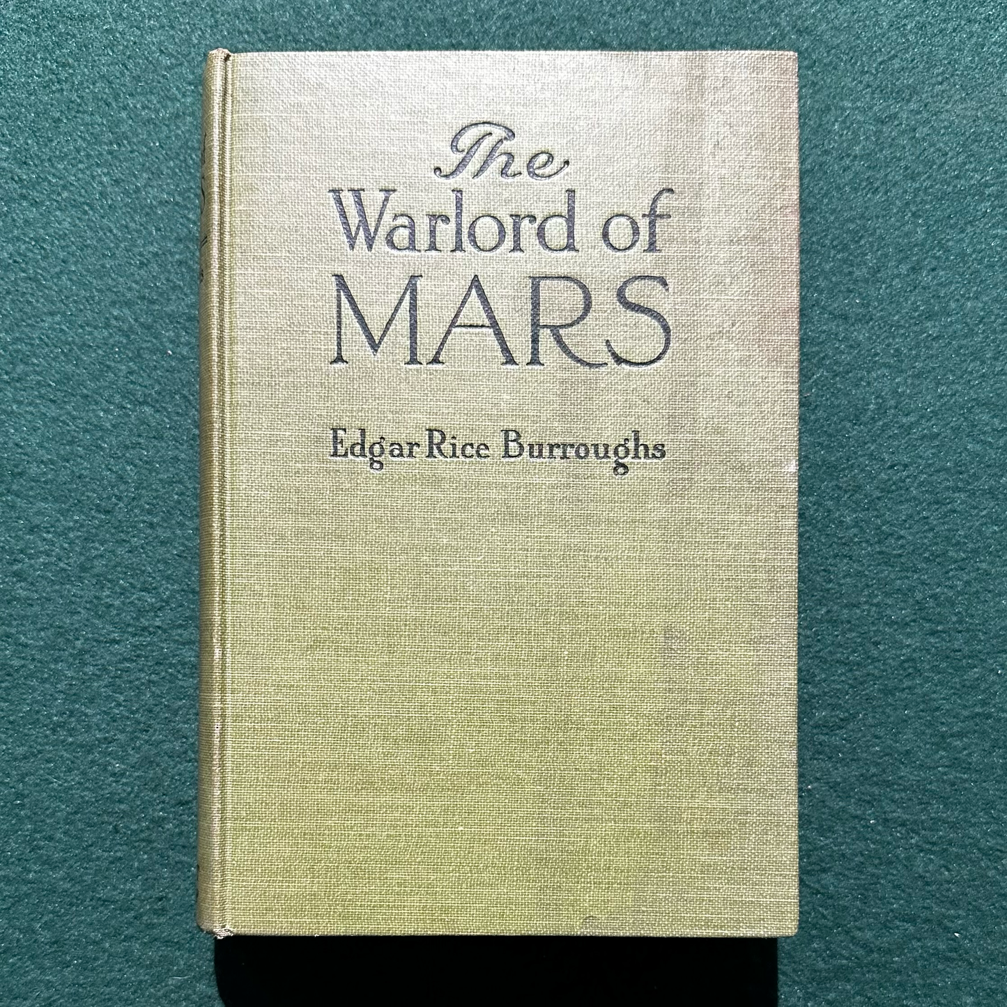 Vintage Fantasy Hardback: Edgar Rice Burroughs - The Warlords of Mars 1919