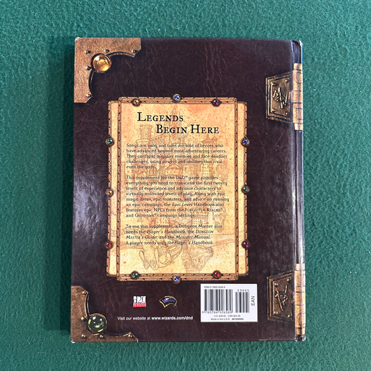 Dungeons & Dragons 3e Supplement Hardcover: Rules Compendium FIRST PRINTING