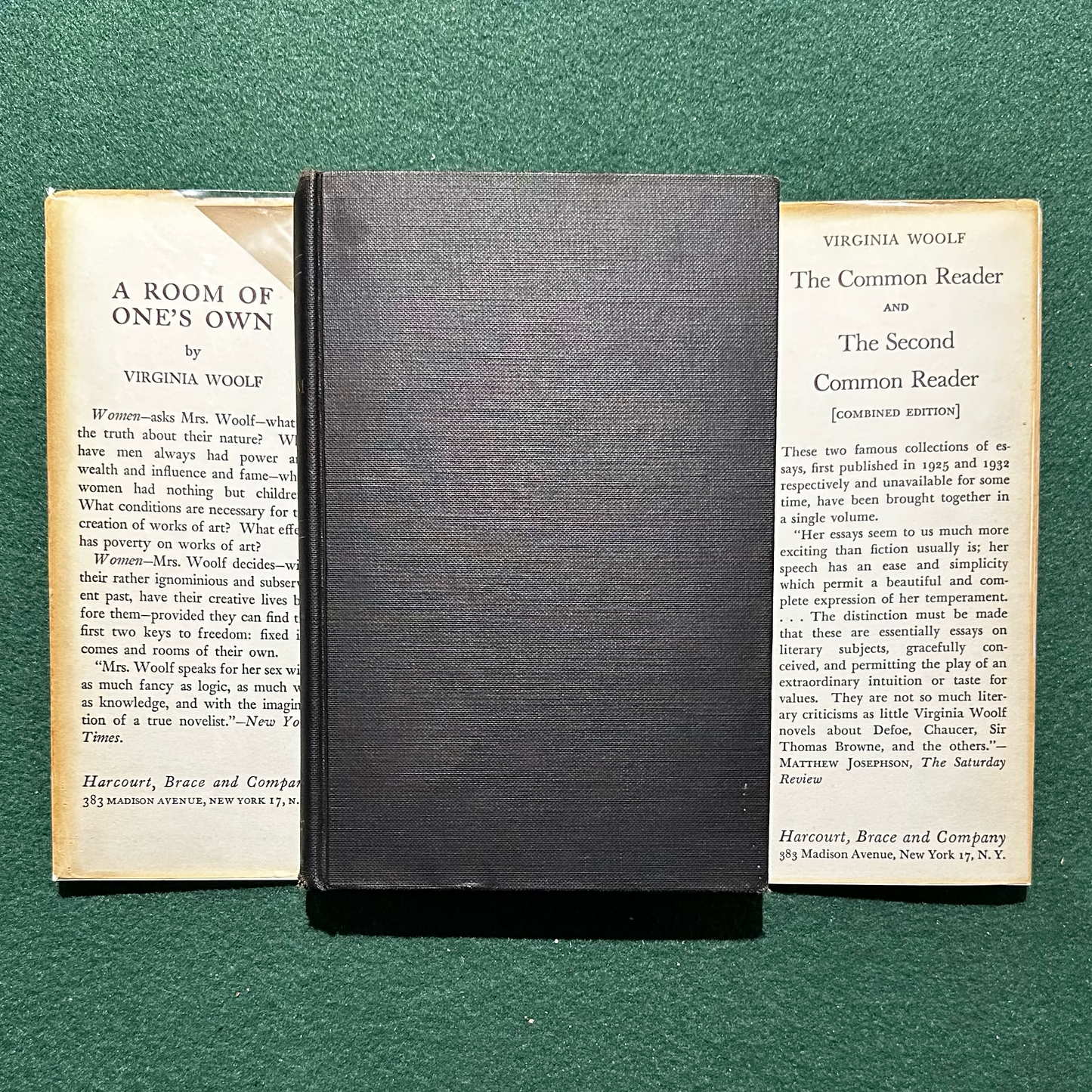 Vintage Fiction Hardback: Virginia Woolf - A Room of One's Own FIRST EDITION EARLY REPRINT