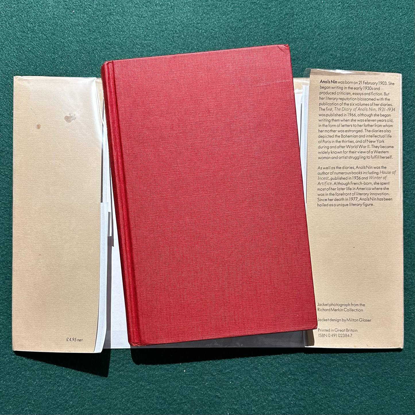 Vintage Fiction Hardback: Anais Nin - Delta of Venus UK FIRST EDITION