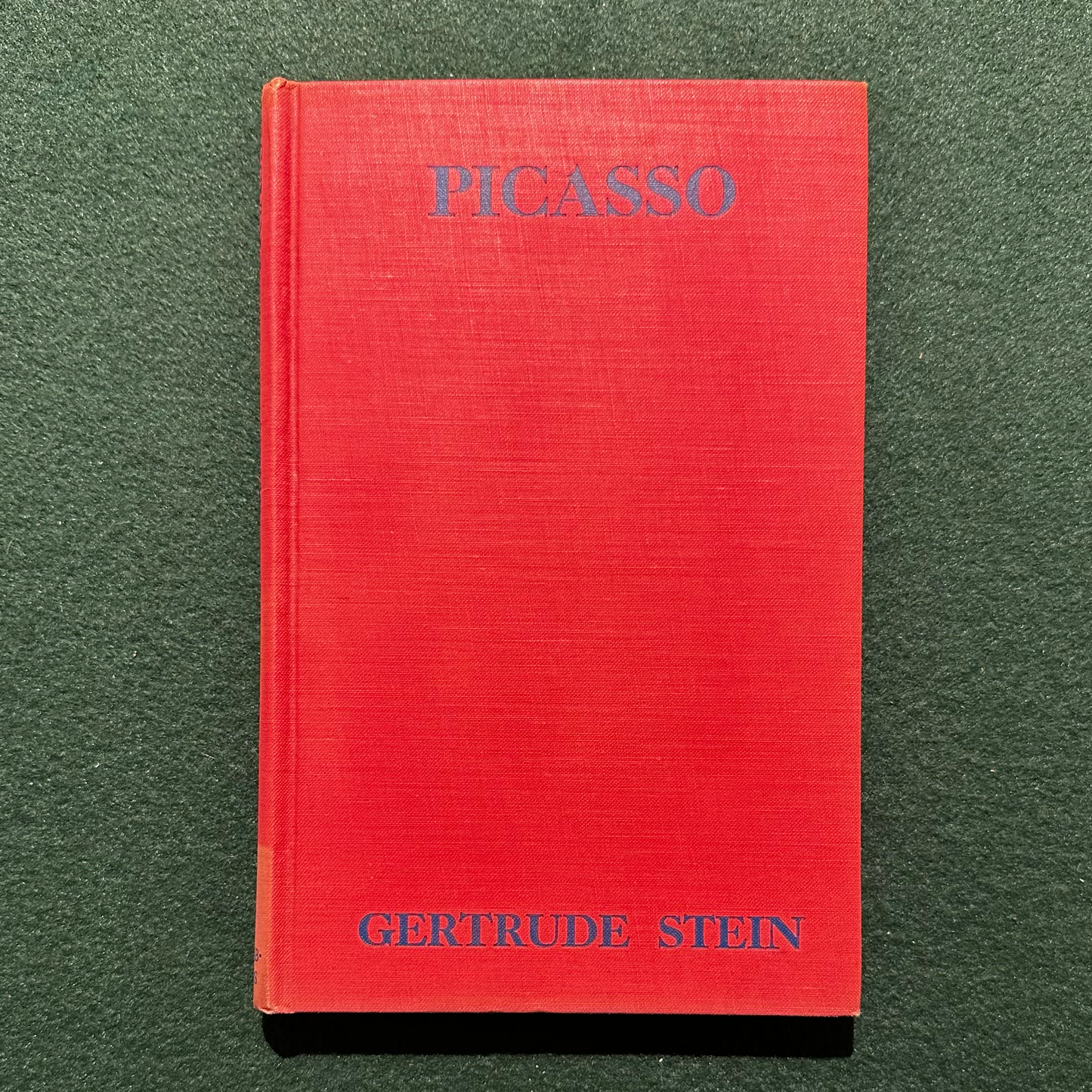 Vintage Fiction Hardback: Gertrude Stein - Picasso 1939 FIRST EDITION