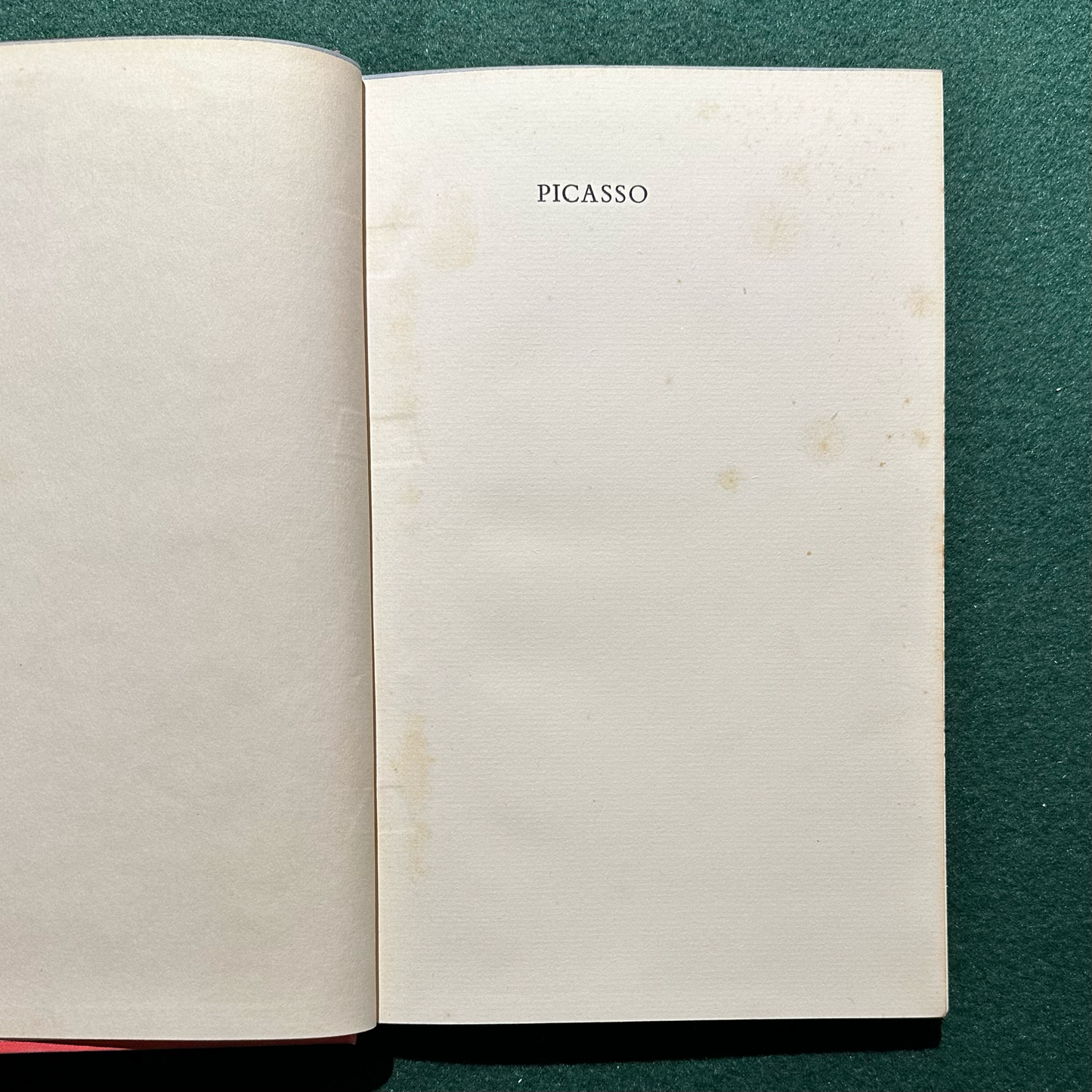 Vintage Fiction Hardback: Gertrude Stein - Picasso 1939 FIRST EDITION