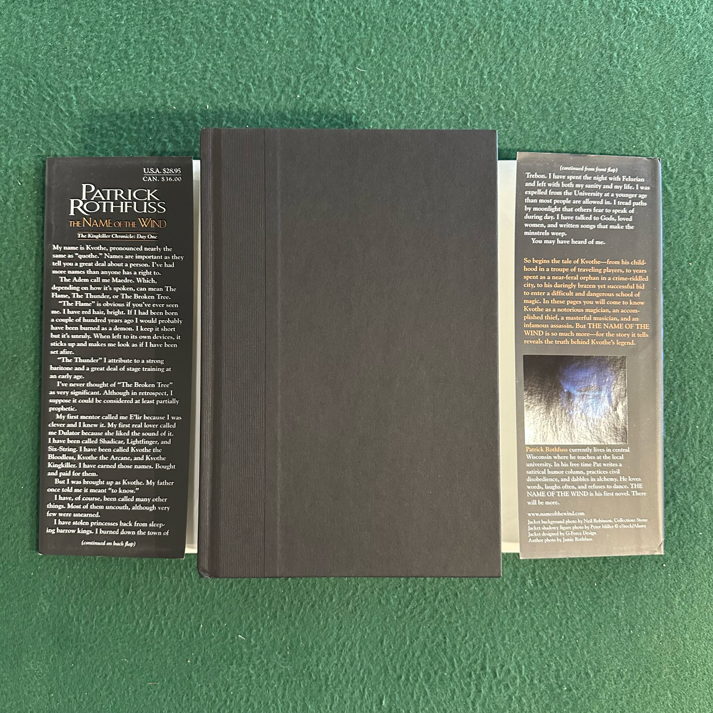 Fantasy Hardcover: Patrick Rothfuss - The Name of the Wind SIGNED