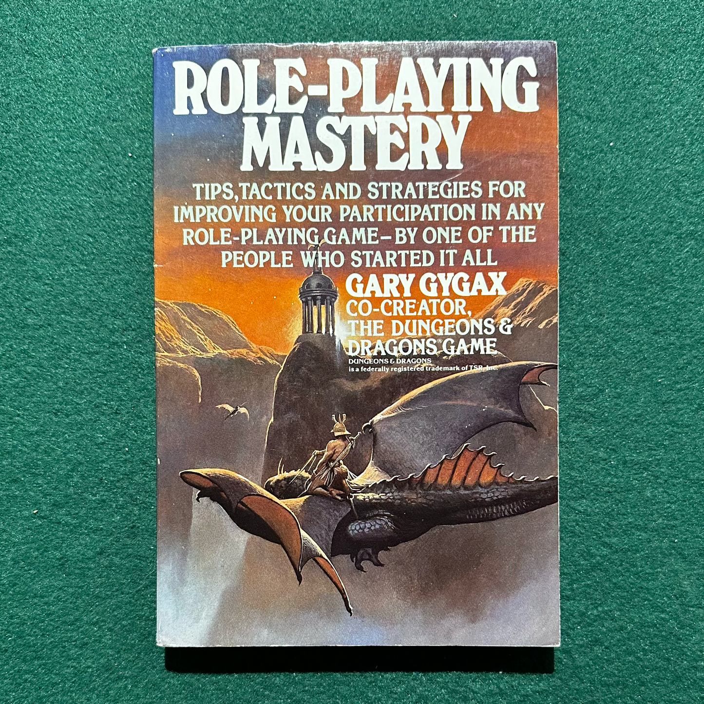 Vintage Dungeons and Dragons Paperback: Gary Gygax - Role-Playing Mastery FIRST PRINTING