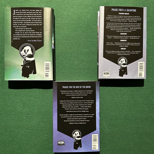 Fantasy Hardbacks: R A Salvatore - The Way of the Drow Trilogy, Books 1-3 FIRST EDITIONS