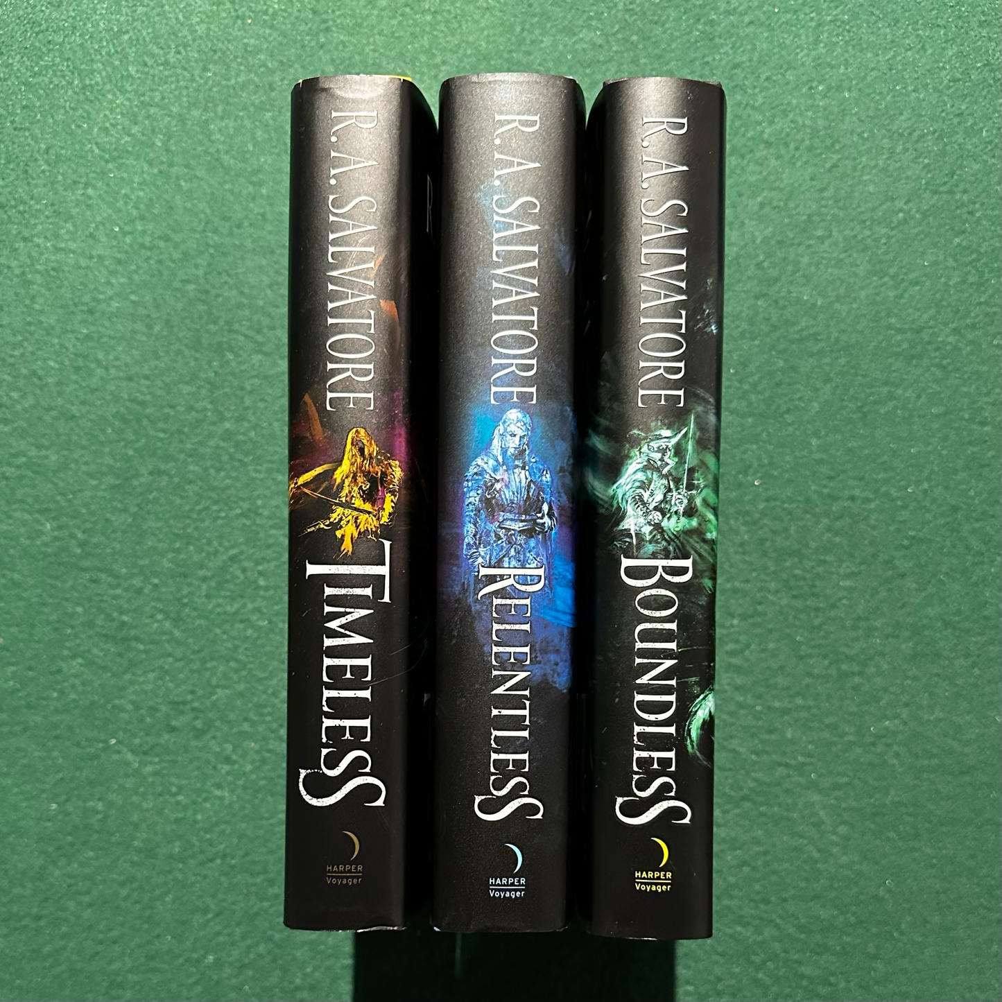 Fantasy Hardbacks: R A Salvatore - Timeless, Boundless, Relentless Trilogy FIRST EDITIONS