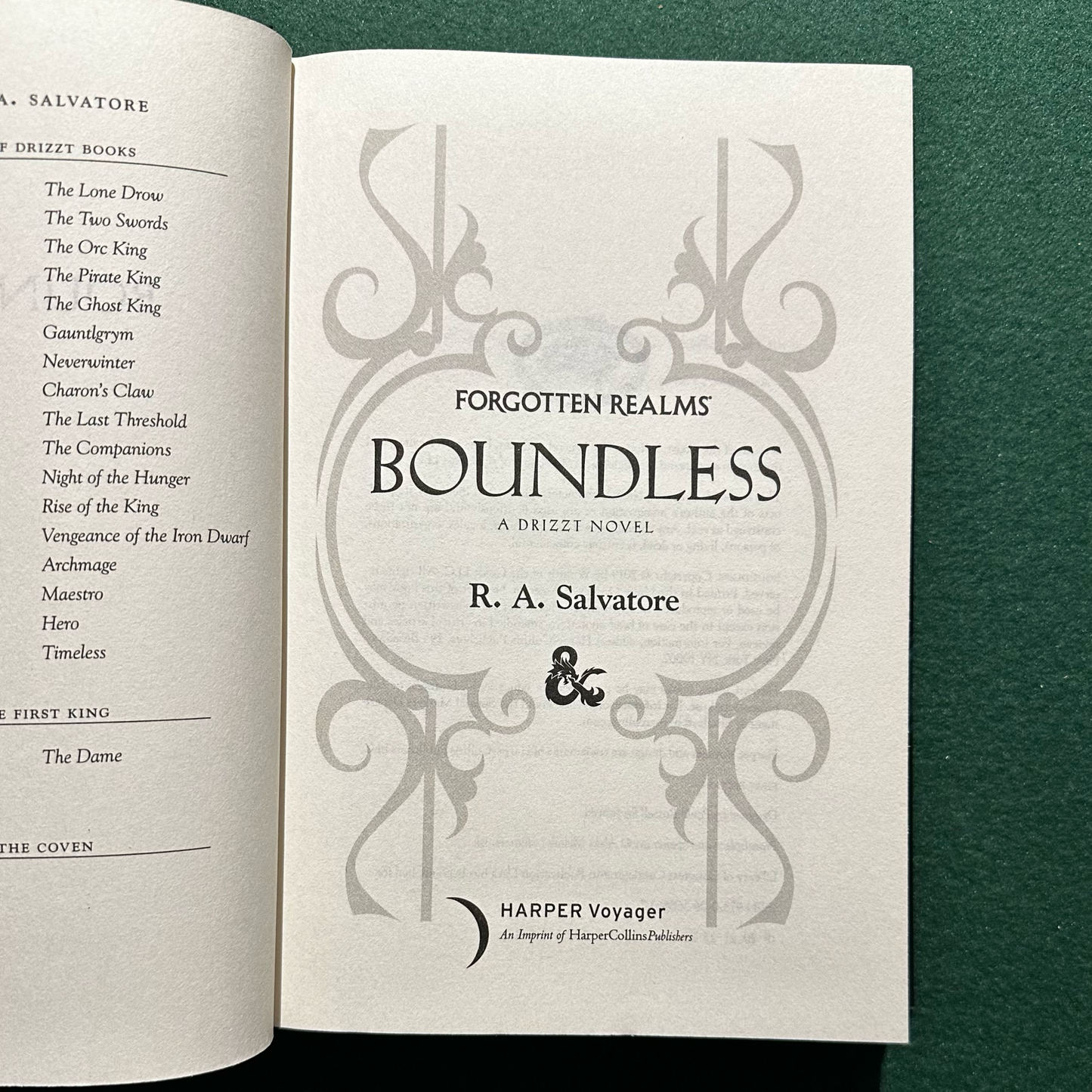 Fantasy Hardbacks: R A Salvatore - Timeless, Boundless, Relentless Trilogy FIRST EDITIONS