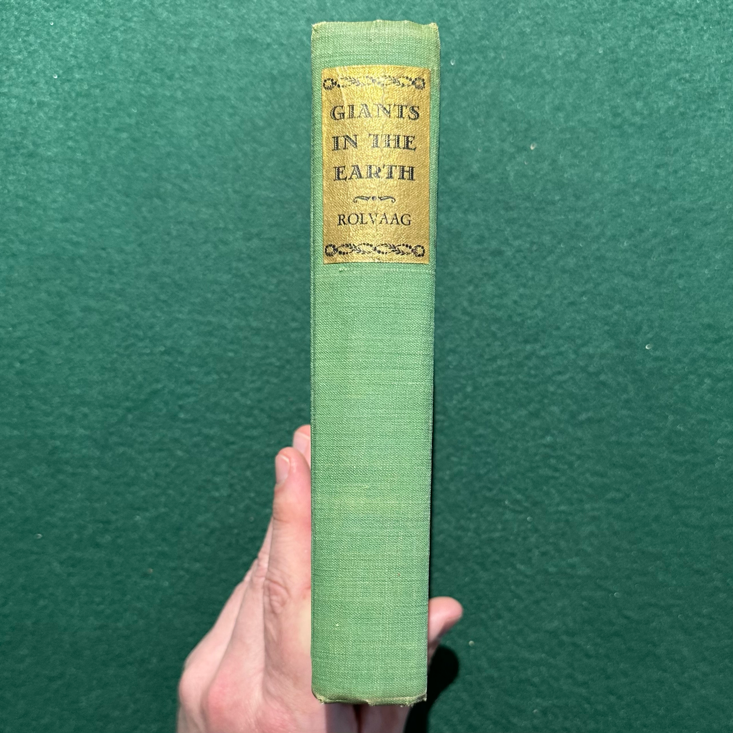 Vintage Fiction Hardback: O E Rolvaag - Giants in the Earth