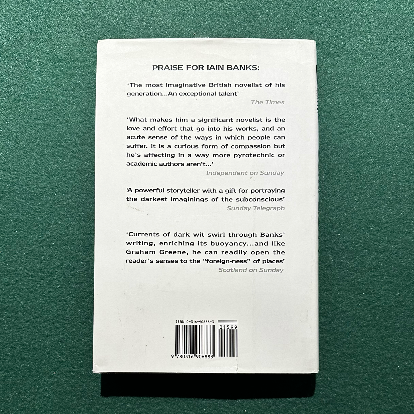 Vintage Fiction Hardback: Iain Banks - Complicity FIRST EDITION