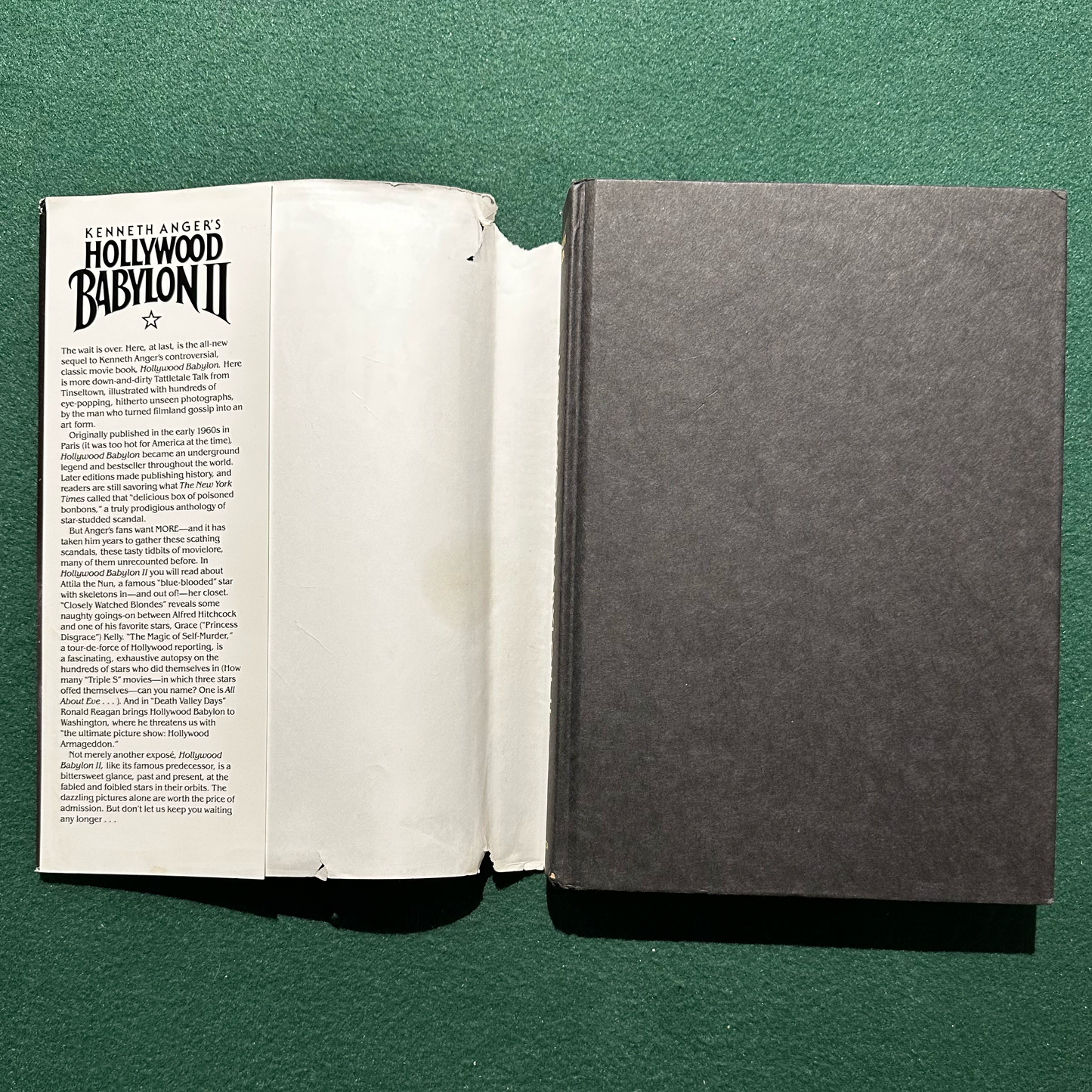 Vintage Non-Fiction Hardback: Kenneth Anger - Hollywood Babylon 2