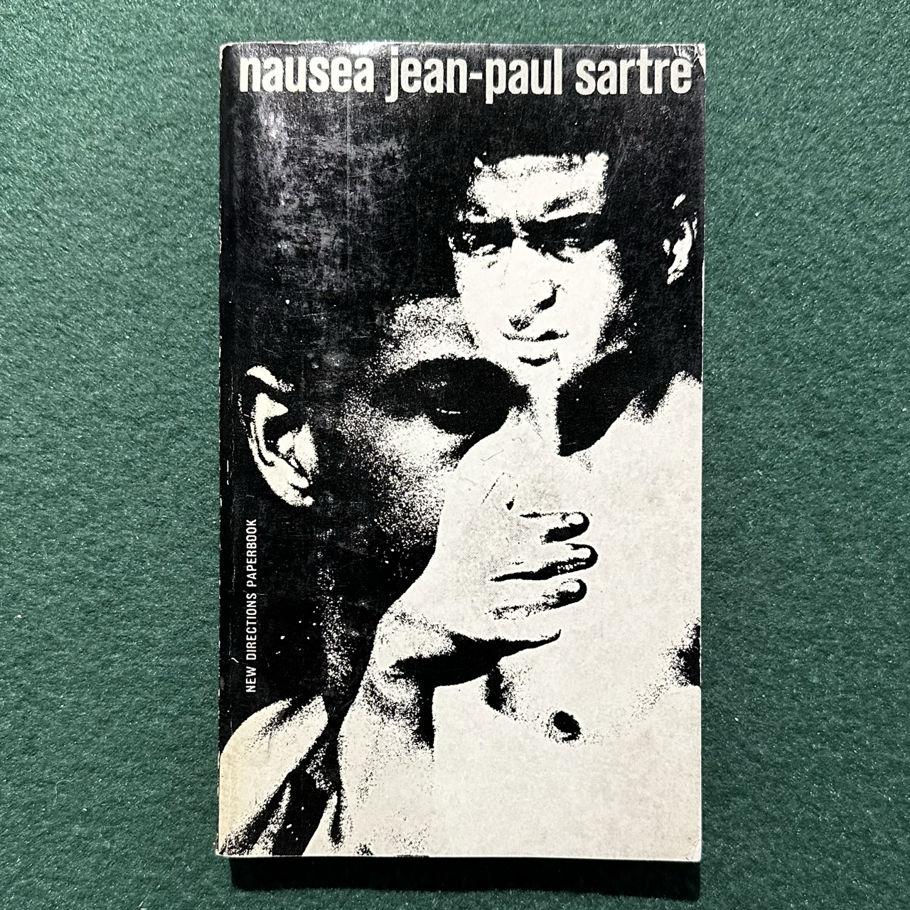 Vintage Fiction Paperback: Jean-Paul Sartre - Nausea SECOND PRINTING