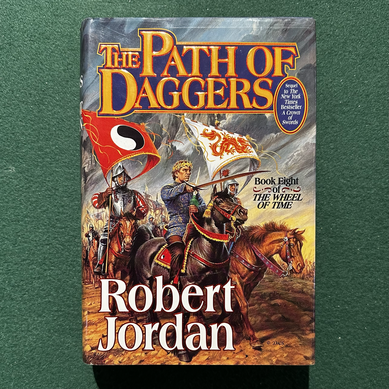 Vintage Fantasy Hardback: Robert Jordan - The Path of Daggers, Book 8 of The Wheel of Time SIGNED FIRST EDITION/PRINTING