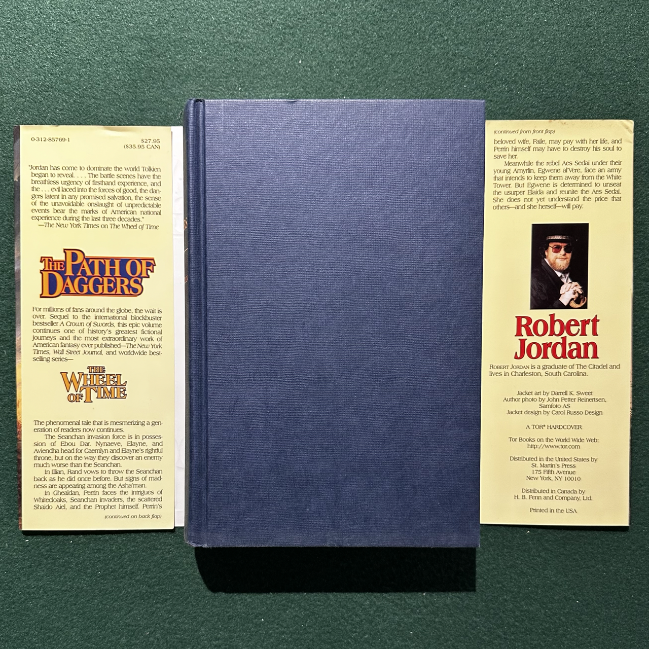 Vintage Fantasy Hardback: Robert Jordan - The Path of Daggers, Book 8 of The Wheel of Time SIGNED FIRST EDITION/PRINTING