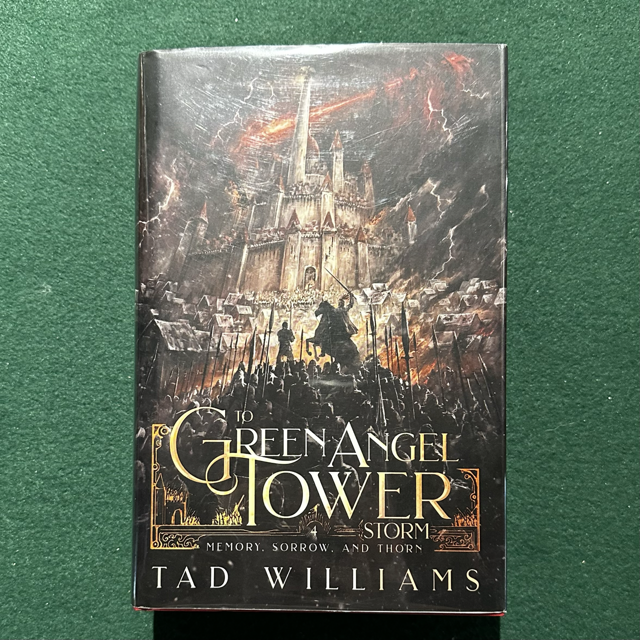 Fantasy Hardback: Tad Williams - To Green Angel Tower: Storm BROKEN BINDING FIRST EDITION