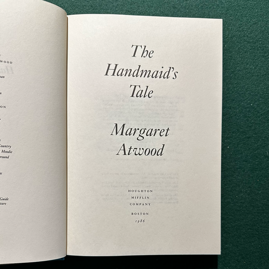 Vintage Fiction Hardback: Margaret Atwood - The Handmaid's Tale