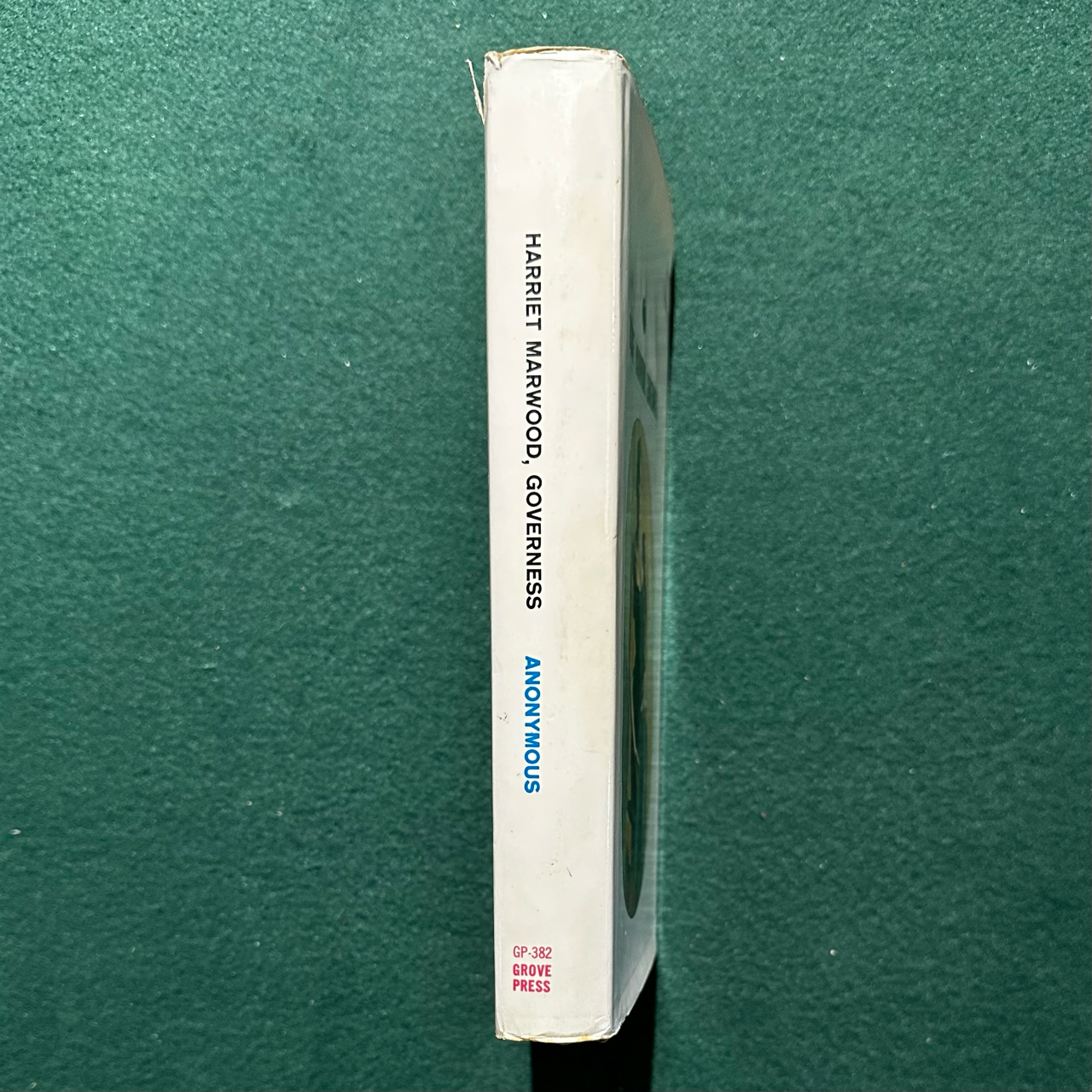 Vintage Fiction Hardback: Anonymous - Harriet Marwood, Governess FIRST EDITION