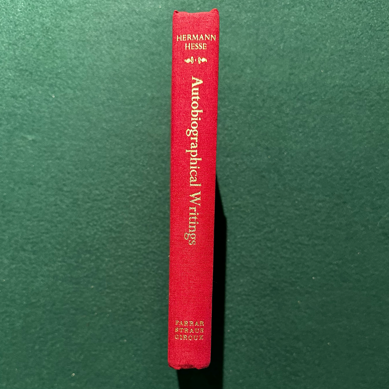 Vintage Fiction Hardback: Hermann Hesse - Autobiographical Writings FIRST EDITION