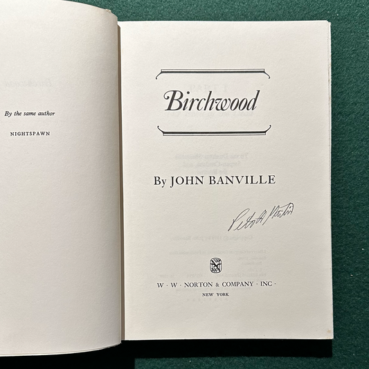 Vintage Fiction Hardback: John Banville - Birchwood 3RD PRINTING