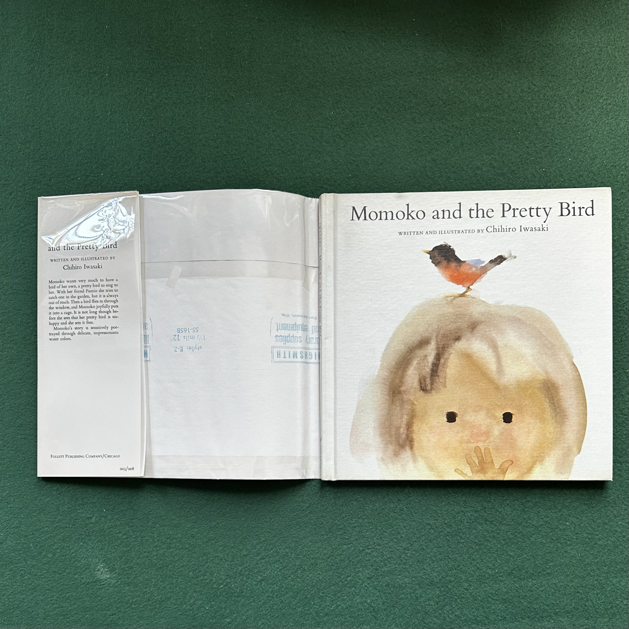 Vintage Children's Hardback: Chihiro Iwasaki - Momoko and the Pretty Bird FIRST EDITION